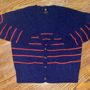 AMERICAN EAGLE soft wool blend cardigan/navy blue/WL